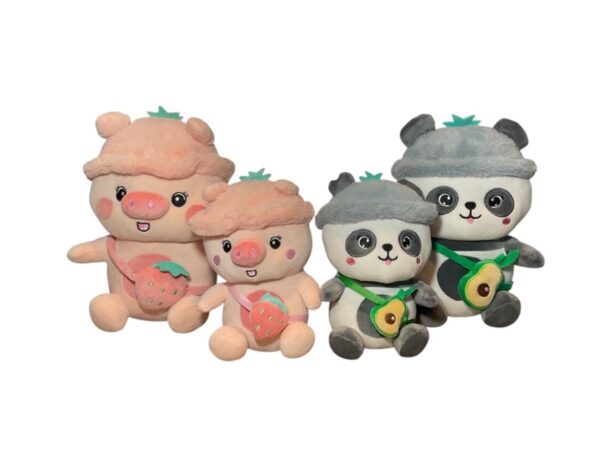 Pig and Panda 2ass 32cm